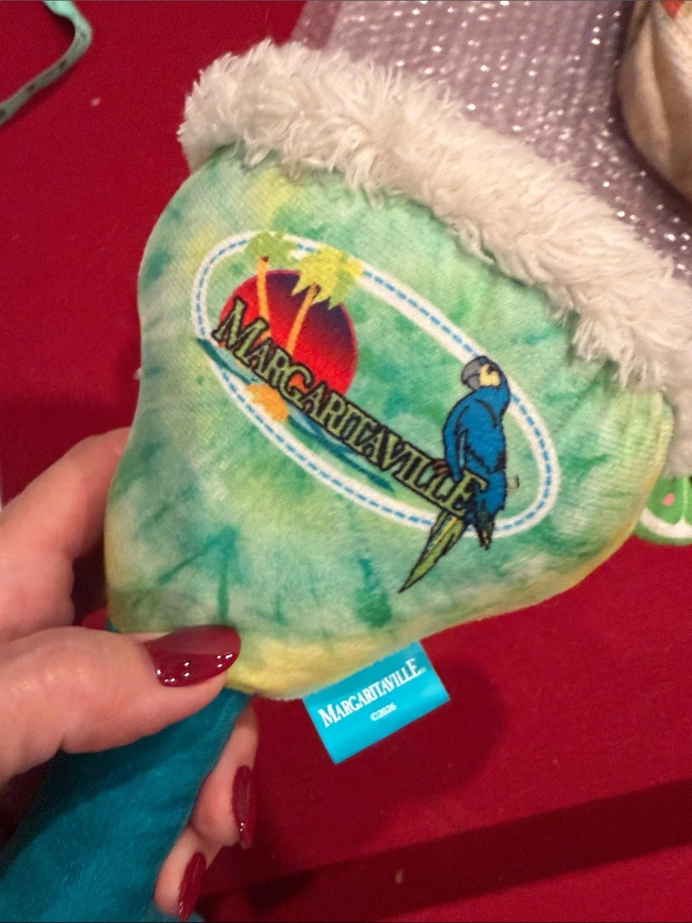 Margarita Glass Dog TOY NEW Pet Squeaky Chew Toy crinkle margaritaville large L